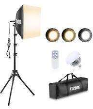 Softbox Lighting Kit Photography Soft Box 20'' X 28'', 85W Studio 3000K Bulb LED for sale  Shipping to South Africa