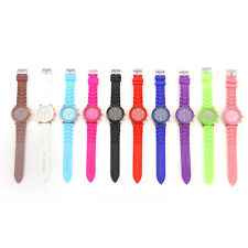 Relógio de pulso masculino feminino casual pulseira de silicone geléia quartzo esporte para meninos meninas comprar usado  Enviando para Brazil