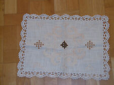 Beige hardanger tischdecke gebraucht kaufen  Syke