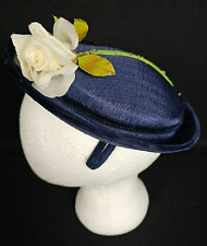 blue navy rimmed hat for sale  Great Bend