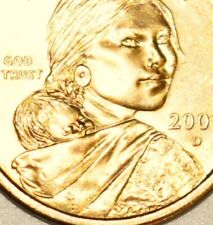 Moneda de un dólar D Sacagawea 2000 con errores rara primera edición dólar de oro, usado segunda mano  Embacar hacia Argentina