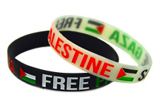 Pulseira de silicone Palestina فلسطين bandeira GAZA  , usado comprar usado  Enviando para Brazil