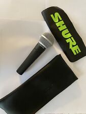 Microfone Shure SM58 dinâmico preto com cabo de alto desempenho, para-brisa comprar usado  Enviando para Brazil