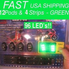16 peças kit POD de iluminação LED verde 96 sob brilho carrinho de golfe neon 12V comprar usado  Enviando para Brazil