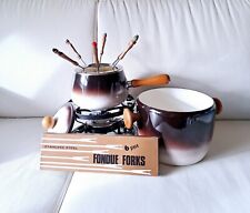 Vintage emaille fondue gebraucht kaufen  Frankfurt