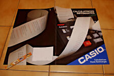 Brochure casio calculatrices d'occasion  Charmes