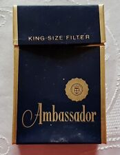 Used, Vintage Authentic Rhodesia Ambassador 80's Cigarette Packet Tobacco Empty Box for sale  Shipping to South Africa