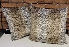 Fur cushions pair for sale  WARRINGTON