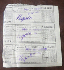 1952 giocata lotterie usato  Albenga