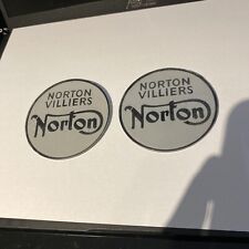 Used, Vintage Norton Motorcycle  Petrol Tank Fuel Tank Badges Pair Genuine Unused 70’s for sale  Shipping to South Africa