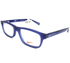Armações de óculos Nike infantil 5014 430 azul fosco retangular aro completo 49-15-135 comprar usado  Enviando para Brazil