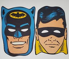 Máscara de doble cara Batman & Robin 1966 - televisión General Electric vintage DC segunda mano  Embacar hacia Argentina