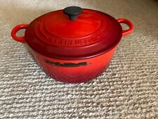 Creuset red enameled for sale  Mill Valley