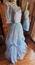 Vintage 80s Bridesmaid **BLUE WEDDING DRESS** 10 Pronuptia Edwardian Cinderella for sale  Shipping to South Africa