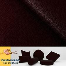 Pb053 Cushion Cover*Dk Brown*Faux Leather synthetic Litchi Skin Bench Sofa Seat for sale  Shipping to South Africa