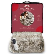 Used, Dreamland Husky Faux Fur Heated Electric Blanket Throw - 160x120cm  BLANKET ONLY for sale  Shipping to South Africa