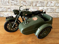 Vintage Action man Motorcycle motor bike sidecar Rider 12” figure Palitoy for sale  Shipping to South Africa