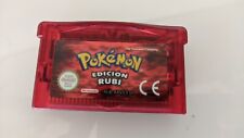 GBA POKEMON Edicion RUBI PAL ESPAÑA SOLO CARTUCHOs 100% ORIGINAL comprar usado  Enviando para Brazil