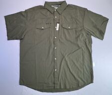 Camisa poncho masculina verde oliva estalo pérola ventilada GG ajuste regular manga curta comprar usado  Enviando para Brazil