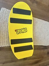 The Spooner Balance Board Yellow Exercise Training Skateboard Snowboard Surf, used for sale  Shipping to South Africa