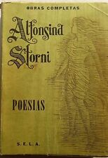 ALFONSINA STORNI OBRAS COMPLETAS POEMAS. segunda mano  Argentina 