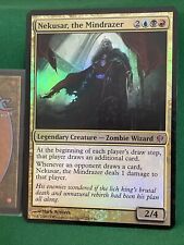 MTG LARGE CARD DISPLAY Foil Commander Nekusar, The Mindrazer Zombie Wizard for sale  Shipping to South Africa