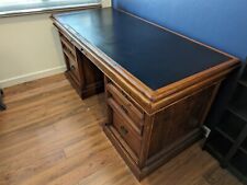 Solid wooden desk for sale  HARLOW
