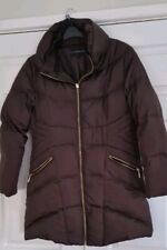 Used, Ladies Coat Hooded Padded Autumn/Winter Jacket Long Sleeve Size 14 Dark Red for sale  Shipping to South Africa