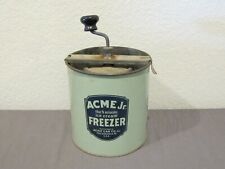 Antique Acme Jr. 5 Minute Ice Cream Freezer Maker Metal Can for sale  Shipping to Canada