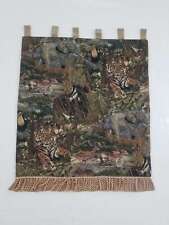 Used, Vintage Animals Scene Wall Hanging Tapestry 68x62cm for sale  Shipping to South Africa