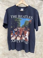 Camiseta preta vintage Abbey Road The Beatles década de 1990 anos 90 grande banda de ponto único comprar usado  Enviando para Brazil