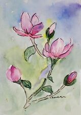 Watercolor painting magnolias for sale  Shipping to Canada