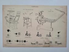 Impressão antiga datada de 1877 impressão Cowper's Inkina mesa e rolo Stanhope comprar usado  Enviando para Brazil