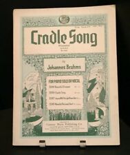 1939 cradle song for sale  Romulus