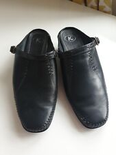 Clarks black leather for sale  FRODSHAM