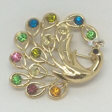 Peacock bird brooch for sale  Ireland