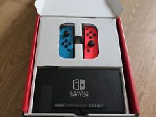 nintendo switch neon red blue for sale  COLCHESTER
