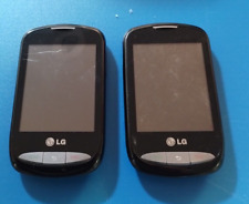 Usado, 2 teléfonos celulares vintage LG 800G'S (TracFone) 3G - negros - ¡2 por precio de 1! ¡Trabajo! segunda mano  Embacar hacia Argentina