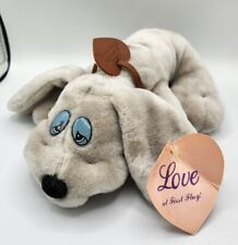 JRL Toys Little Lonely Puppy Plush Hound Dog Pound Gray 1985 With Tag for sale  Shipping to South Africa