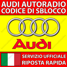 Audi radio codice usato  Roma