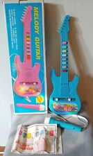 Usado, Guitarra melodia eletrônica brinquedo vintage 1986 com microfone Sing Along azul comprar usado  Enviando para Brazil