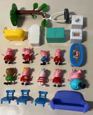 Usado, Lote de bonecos Peppa Pig acessórios para casa pneu balanço tempo de brincar 20 peças comprar usado  Enviando para Brazil