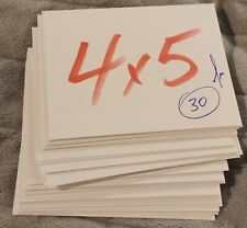 (30) 4"x5" Branco aglomerado de Papelão Artesanato Scrapbook Scrapbooking Folhas comprar usado  Enviando para Brazil