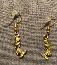Earrings handmade golden for sale  AYR