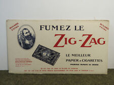 "Blotter"" Papeles de Cigarrillo Zig Zag TINTA PUBLICITARIA GENUINA DÉCADA DE 1930 DE COLECCIÓN Francesa segunda mano  Embacar hacia Argentina