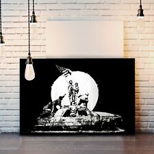 Banksy canvas wall for sale  Shipping to Ireland