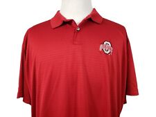 Antigua Camisa Polo para hombre XL 2 Botón Jersey Ohio State emblema doble puntada rojo segunda mano  Embacar hacia Spain