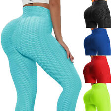 Womens Yoga Gym Anti-Cellulite Leggings High Waisted Fitness Butt Lift Pants P28 for sale  BIRMINGHAM