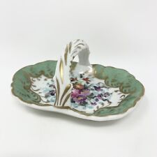 Cesta francesa Limoges miniatura porcelana pintada à mão flores vintage 6” comprar usado  Enviando para Brazil