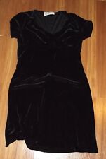 Vestido de terciopelo elástico negro para mujer Marian & Maral talla pequeña segunda mano  Embacar hacia Argentina